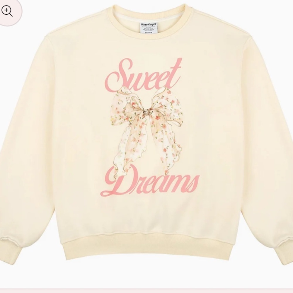 SWEET DREAMS VINTAGE BOW CREWNECK SWEATSHIRT!! Quality!!!!! New M - Picture 5 of 6
